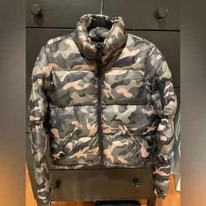 Ci Sono Camo Puffer Jacket